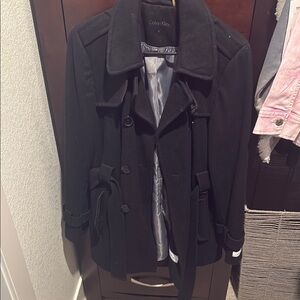 Calvin Klein Black Peacoat